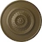 Ekena Millwork Floral Ceiling Medallion, Hand-Painted Mississippi Mud, 23 1/2"OD x 2 3/4"P CM23FLMMF - alternate 1